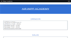 Desktop Screenshot of airwippacademy.com